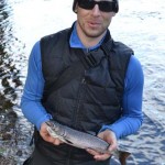 This was Dave Hodgon’s very first brook trout. He caught it on his bachelor party trip in the heart of Algonquin Park on the Petawawa river. Definitely memorable!