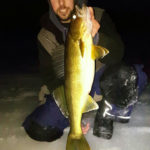 Brian Johnston of Minden caught and released this walleye.