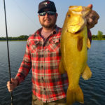 Dan Haley was fishing the Bay of Quinte when he reeled in this gold largemouth bass.
