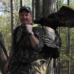 Ian Mcleary with a great bird! "Being in the woods while the sun rises and hearing a turkey gobble is a magical experience. Calling to that turkey and having him come in is an opportunity of a lifetime! Thanks to the MNR, NWTF, OFAH and all others who made turkey hunting in Ontario possible – it means the world to us!"