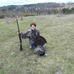 Jackie got her second turkey this year while hunting near Ottawa this season. It weighed 19 pounds and had an 8-inch beard and 1 inch spurs. 