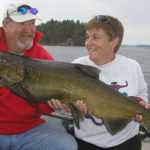 Jim Williams of Ottawa and his girlfriend were on her first fishing charter on the St. Lawrence River when she caught the only fish of the day.