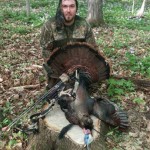 What a great archery bird from Johnathan Kilmer, shot without a blind at 22 yards!