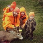 During a solo still hunt in the Killarney area, Kevin Matthews was able to sneak up on this 8-point buck rubbing a tree. The shot was 60 yards and he didn’t go more than 50 yards before dropping. His wife Kristin, and kids Drake and Maddox, couldn’t have been happier to see him arrive home with this beautiful buck.
