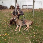 Luke got his first buck this season. He took it with a compound bow on Nov. 12 north of Arkona.