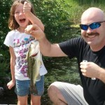 7-year-old Karissa Manlow and her Dad, Darrell, were fishing for perch off a dock on Martins River in Prince Edwards County last summer when they reeled this fish in. By the expression on Karissa’s face, this will be a fishing trip she won’t forget.