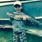 Tyson England of Parry Sound went fishing with his Sissy just after his 8th birthday and caught this 29-inch pike. It is his biggest fish yet. He caught the pike on 10lb. test line without a leader. Tyson is an OFAH member and avid outdoor enthusiast.