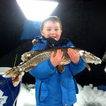 Gerry Podrubszky was on Guelph Lake recently when three-year-old Emmery saw his line go tight and the pole bend. He reeled this in all on his own.