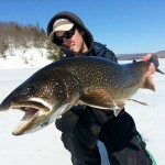 Greg Attard of Bowmanville had a good day during a trip north for lake trout last spring. He landed a big one weighing in at 21 pounds.