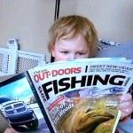 It’s never too early to start. Iain Horne of Manitouwadge submitted this photo of two-year-old McKinnon who likes reading OOD as much as his dad, and pointing out all the "fishies".
