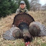 Jeff Chambers of Newmarket submitted this photo of Carol Patterson who got this 20-lb tom on opening day 2015 near Alliston. It was her first hunt ever after getting her hunting licence and completing the turkey course.