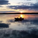 John Bigger of St. Catharines submitted this photo of him fishing on Chemong Lake last September.