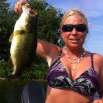 Liz Daniels caught this nice bass this summer.