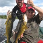 Nathan Lackey and Tim Drummond caught this while in Northern Ontario fishing for pike and pickerel.