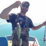 Two Lake Erie perch found the end of Jeremy Chamberlain's line