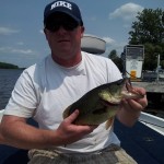 Shawn, 42, caught this nice bass on Pigeon Lake.