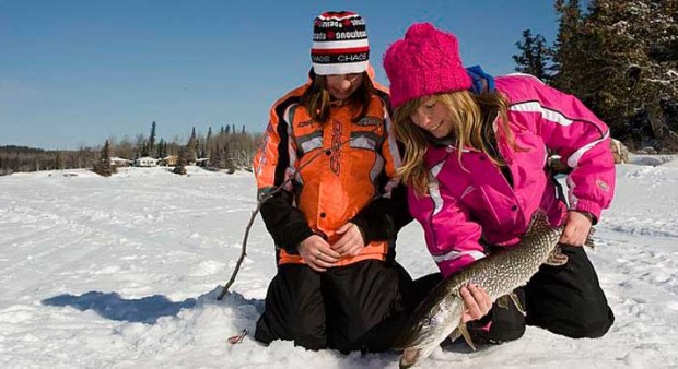 outdoor charter - two women fishing