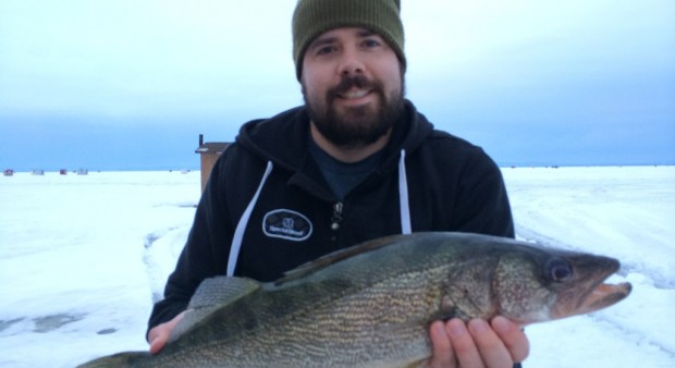 Brandon's 23-inch walleye.