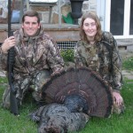 Dean Nolan and his girlfriend Melissa Sheil went out for an afternoon hunt and brought him this nice gobbler. The bird weighed 21 pounds, had a 9-inch beard, and 1-inch spurs.
