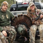 Dash Fitzgerald and his girlfriend Danielle Sawyer had a great start to their spring turkey season. About 30 minutes into the hunt, Dash called in this big tom. Danielle took a 20 yard shot out of their blind and downed him. It had an 8 ½ -inch beard, 3 ¼ -inch spurs and weighed 25.5 pounds.