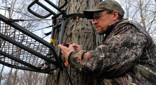 preventing theft - Tree stand theft prevention