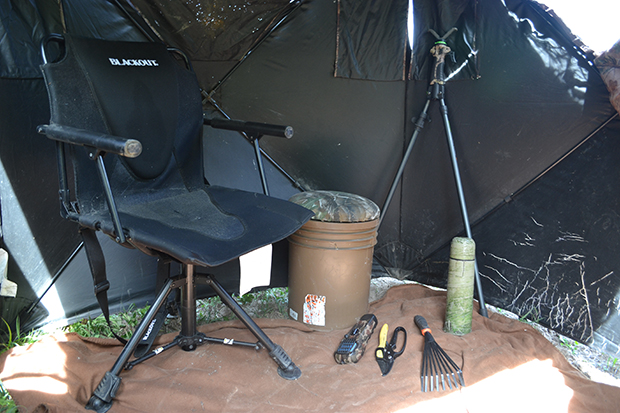 Ground blind tips - seat 