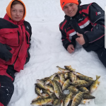 On Family Day, Jonathan & Evan caught their limit of perch on Lake St. Clair.