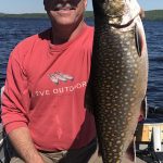 Rob Rosset landed this three-pound brook trout in northern Algonquin Park in June 2017.