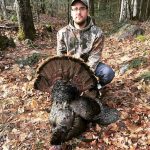 Bryan Hill hunted this turkey on a friend's farm in Minden