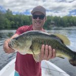 Wade Clymer of Oshawa caught and released this huge bass on Chandos Lake near Apsley.