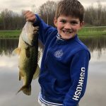 Kevin Walker of Johnstown sent in this photo of his son Wyatt’s first largemouth. “He was crazy excited and is now hooked on fishing for life!” he wrote.