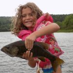 Cory Caissie of Elliot Lake sent in this photo of her daughter Haily with a big bass.