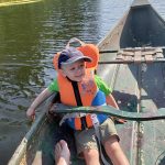 Curtis Gillis of Omemee sent in this photo of his two-and-a-half-year-old son Nickolas from the moose hunter-in-training’s first little camp out.