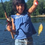 Jaime Lopez of Mississauga sent in this photo of her youngest catching her first fish.