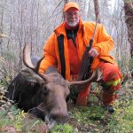 Jim Hulagrocki of Longbow Lake harvested this bull at Nungesser Lake in northwestern Ontario while hunting with friends Don Jones and Roy Green of Birch Point Camp.