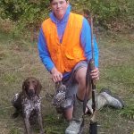 Walkerton-area resident John Edgington submitted this photo of his son A.J. and his German shorthaired pointer Bella after a grouse hunt at Grassy Lake. They were also joined by A.J.’s older brother, Jake.