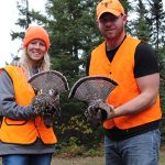Matt Clement and his wife Chrissy of Brockville harvested these ruffed grouse while honeymooning in Chapleau.