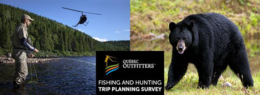 Fishing and hunting trip planning survey graphic