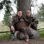 Bryan Hopps of Cambridge submitted this pic after he and friend Paul Ayotte harvested this giant turkey during the spring hunt.