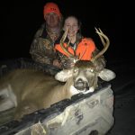 Apprentice hunter Ella JP Smith of Ethel harvested her first deer on the last day of the 2018 rifle hunt in Huron County with her father Kurtis.