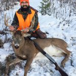 Stephane Pare of Cornwall harvested this buck after installing a new tree stand on newly-acquired property earlier in the day.