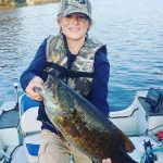 Gavin Gerrits, 12, of Enniskillen caught and released this monster bass in the Bancroft area.