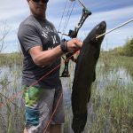 Arlington Mullens of Sudbury shares a bowfin harvest from last summer on Manitoulin Island.