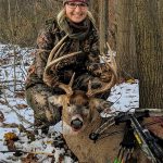 Lynnly Hoskins of Blenheim harvested her first buck in November since getter her license in 2017.