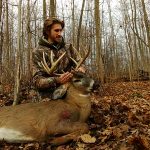 Matt Chestnut of London harvested this 10-point buck (chasing a doe at the time), with his crossbow last season.