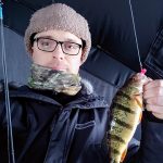 Jamie Patterson of Barrie went ice fishing on Lake Simcoe on the Family Day Weekend.