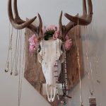 Jennifer Pearson of Goulais River had a European jewellery mount made from the skull of her first buck.