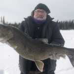 Amber Adams of Balmertown witnessed Lorne catching this 36-inch lake trout on Trout Lake, appropriately enough.