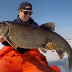 Photo Friday winner Darren McConnachie of Innisfil recently caught this 40” lake trout from Lake Simcoe, and then released it back for someone else to catch.