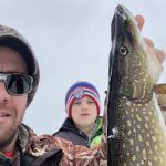 Drew Magee of Perth Road caught this pike with his nephew fishing on the lake behind his house.